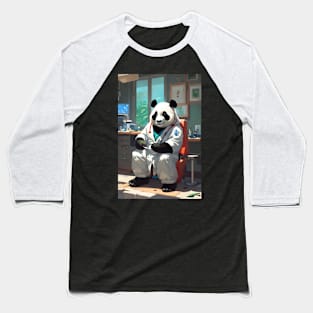 Cute doctor panda Baseball T-Shirt